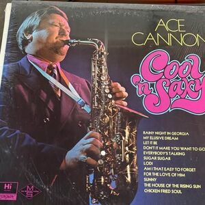Ace Cannon Cool 'n Saxy Vintage Hi Records Vinyl LP SHL 32060